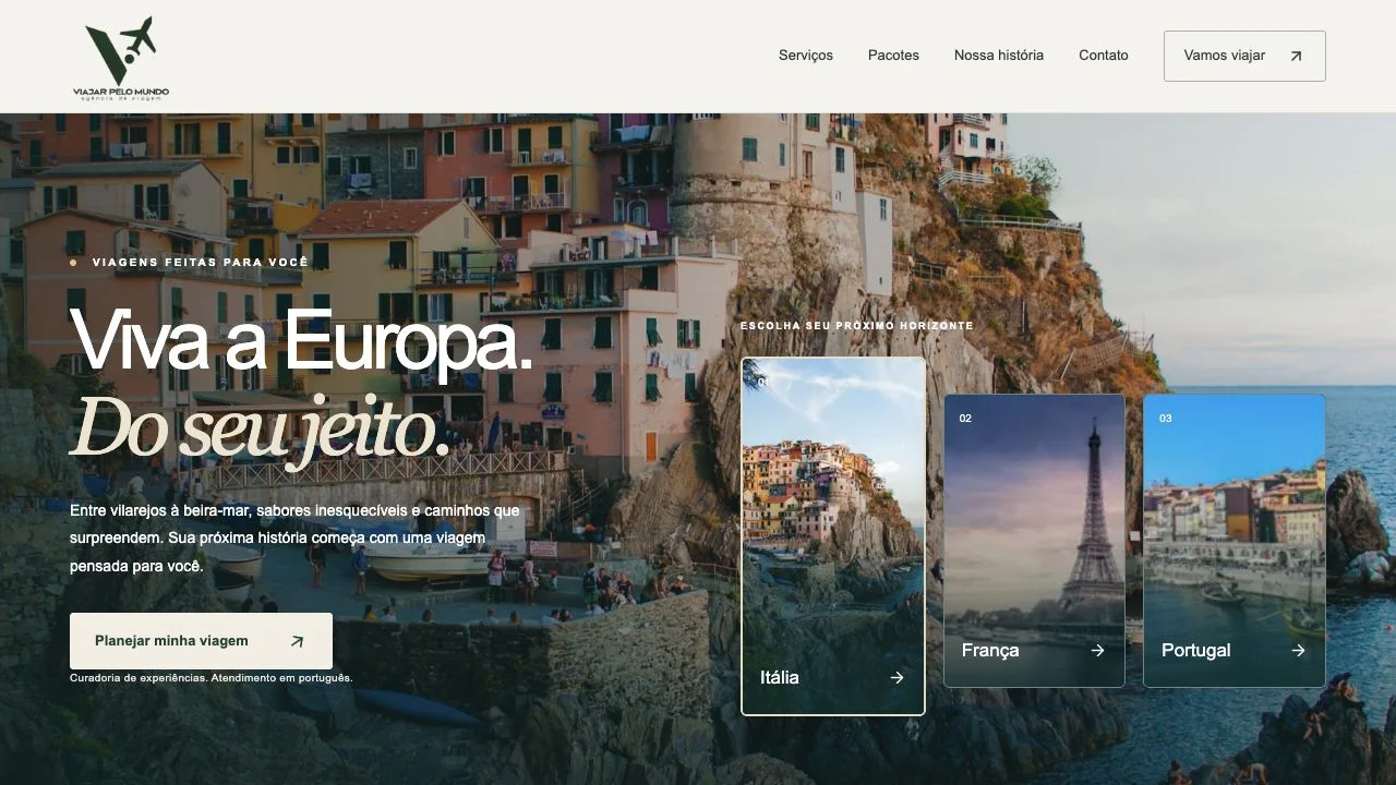Viajar Pelo Mundo travel website